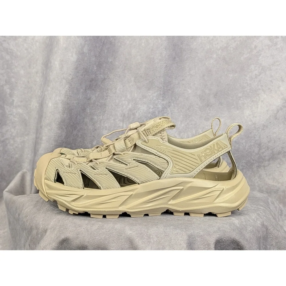 Hoka One One Hopara Oxford Tan Dune Hiking Sandals 1123112 Women 6 Men 5 NWOB